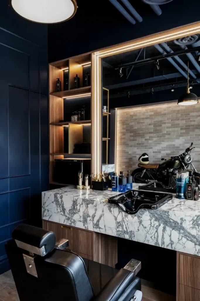 Commercial interior finishes at Duke's Castle